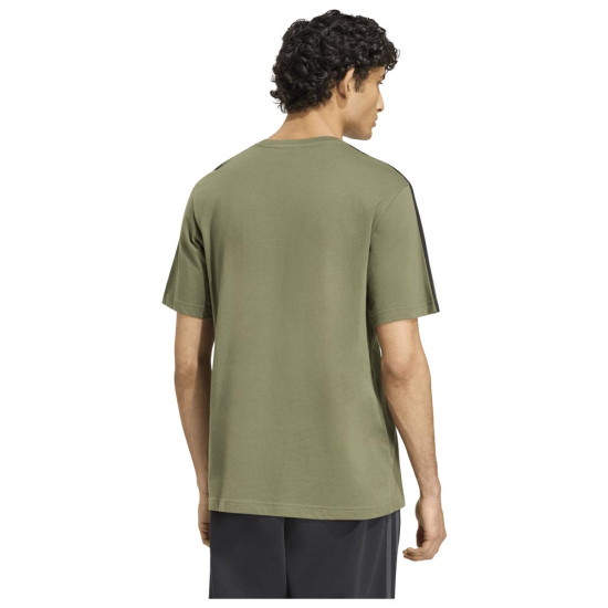 Adidas Ανδρική κοντομάνικη μπλούζα Essentials 3-Stripes Single Jersey T-Shirt
